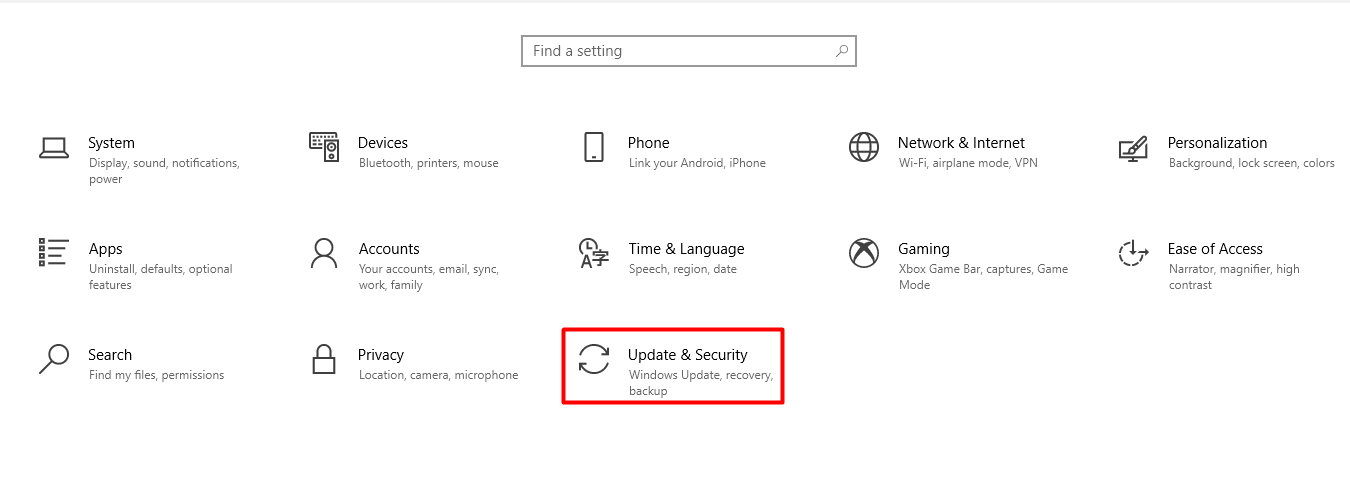 update and security